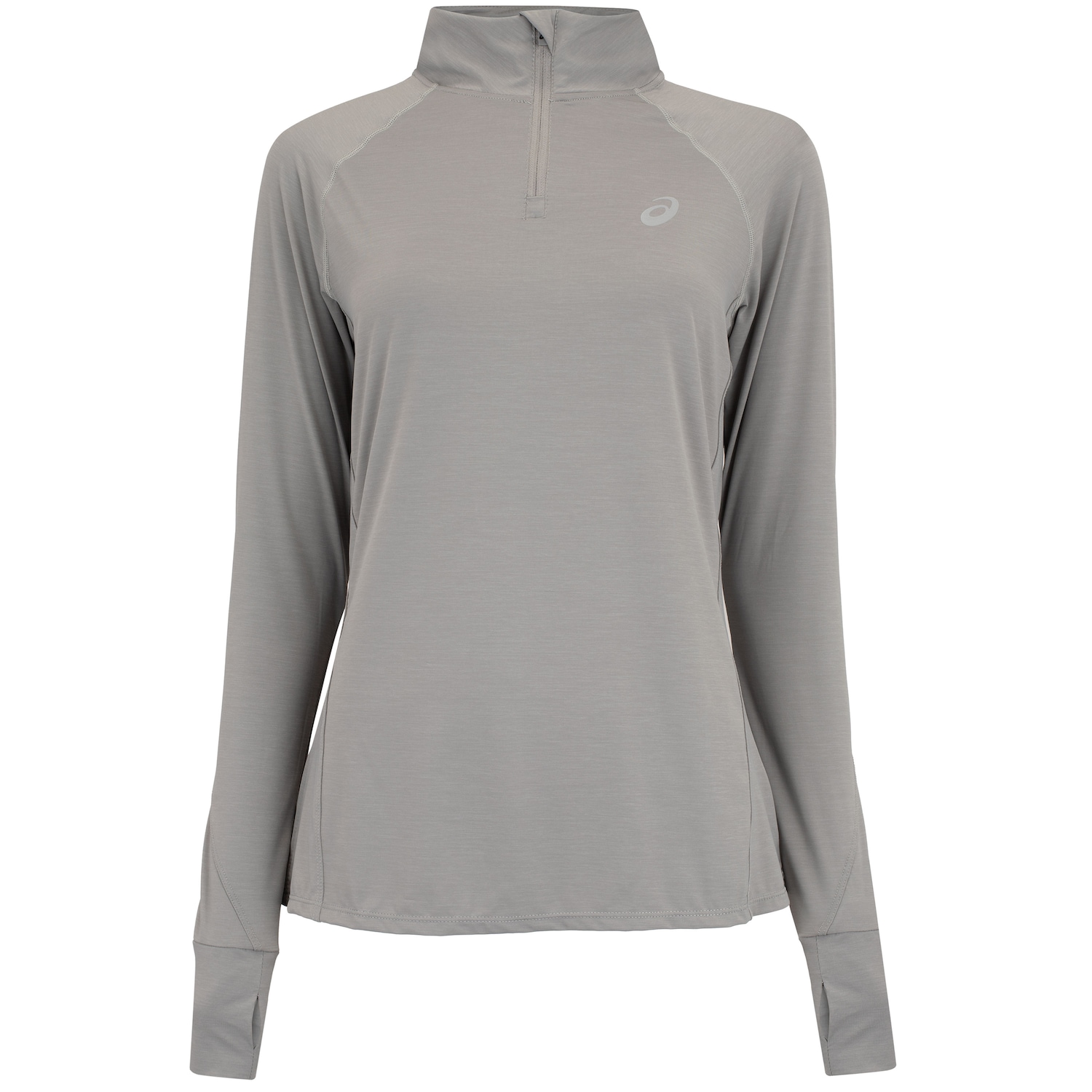 Camiseta Feminina ASICS Manga Longa com Zíper - Foto 1