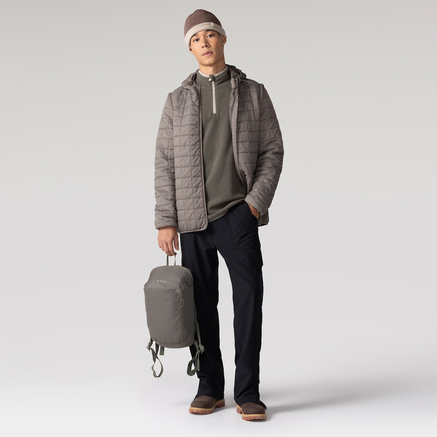 Blusão Fleece Nord Zíper - Masculino - Foto 4