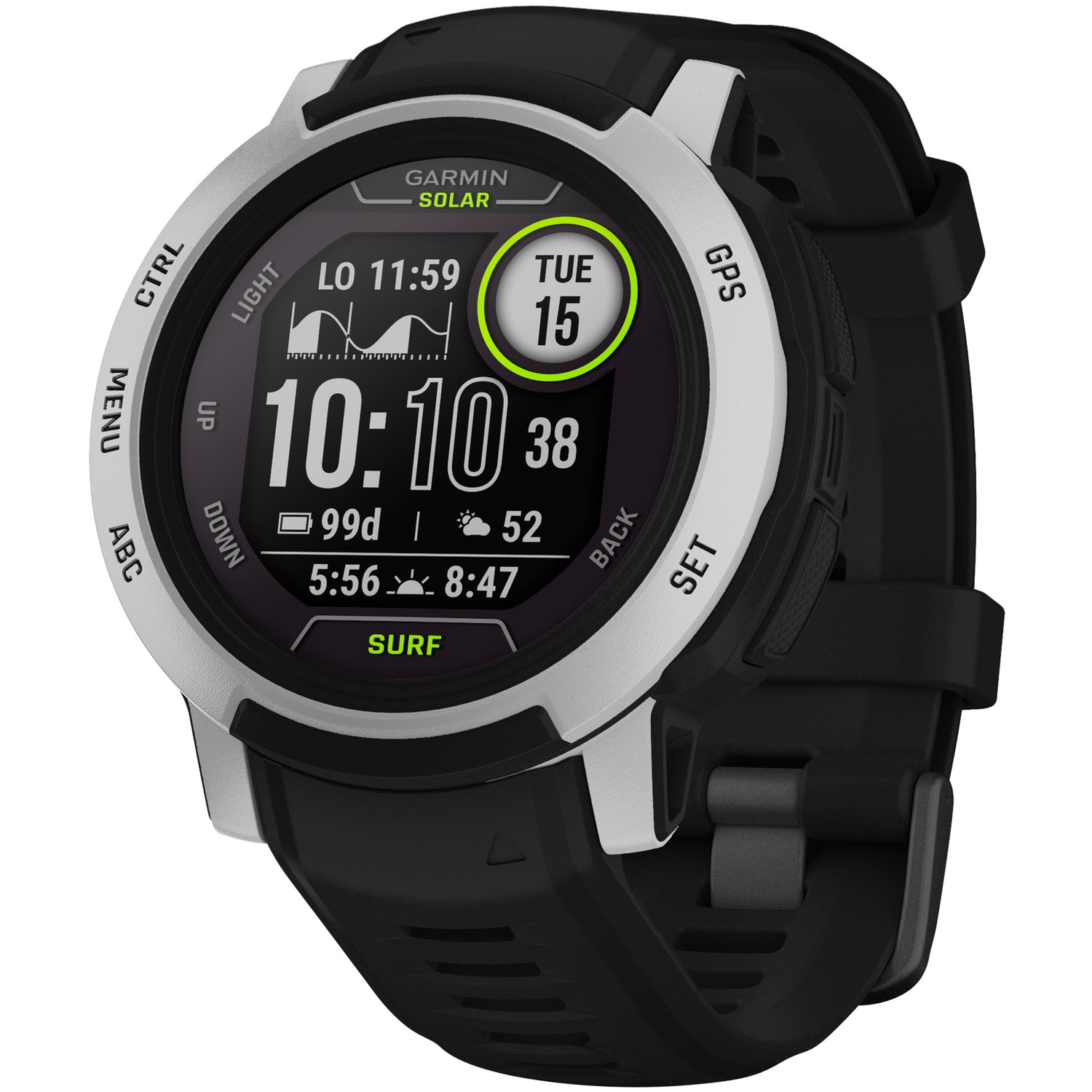 Relógio Monitor Cardíaco Garmin GPS Instinct 2 Solar - Adulto - Foto 1