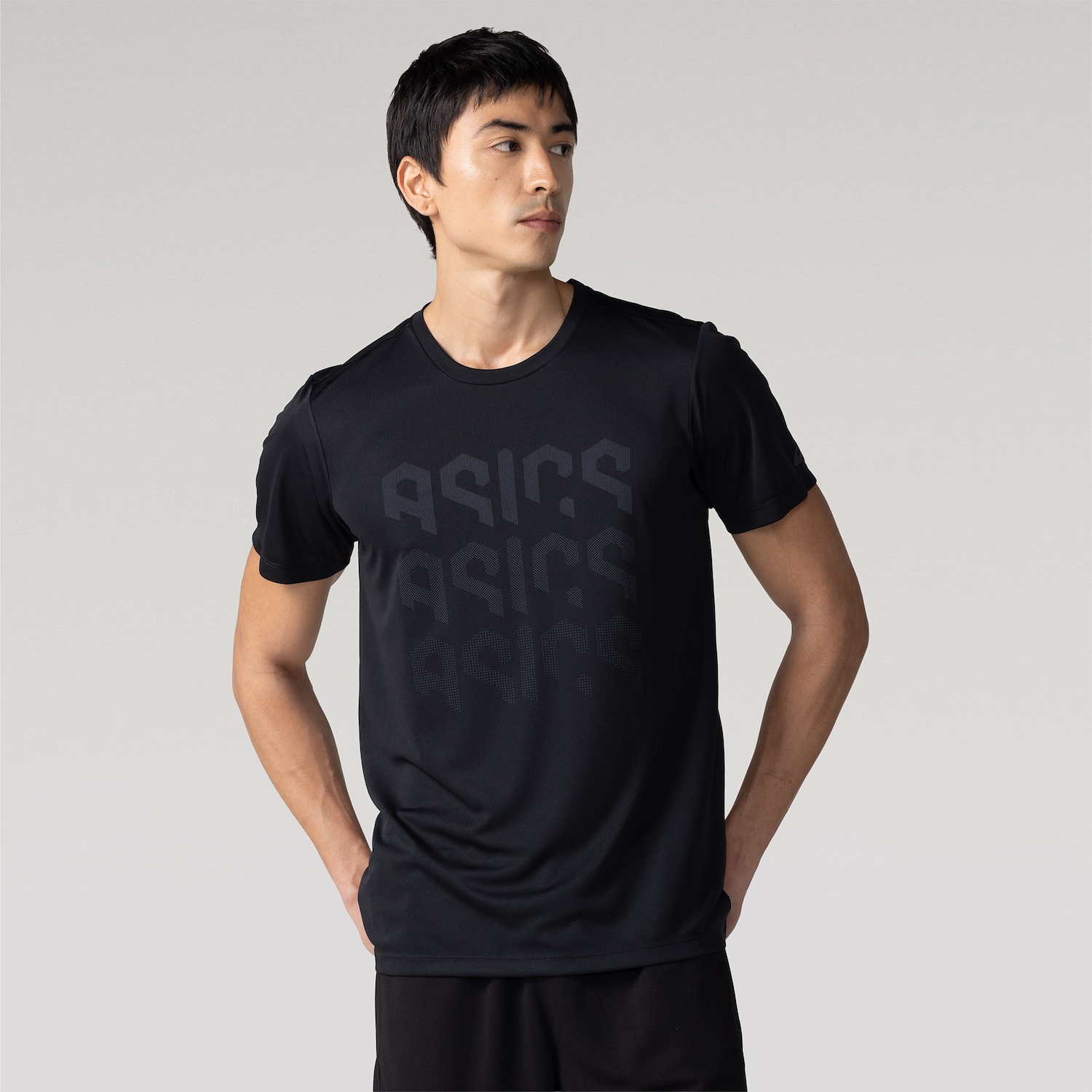 Camiseta Masculina ASICS Manga Curta Logo Ao Cmc Ct - Foto 2