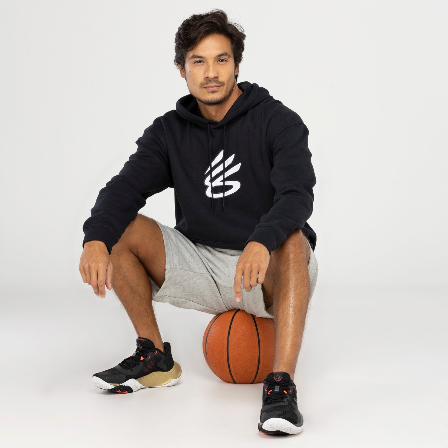 Blusão Masculino Under Armour com Capuz Curry Big Splash - Foto 4
