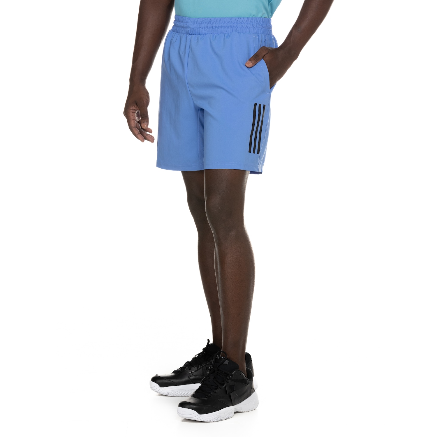 Bermuda Masculina adidas Tennis Club 3 Listras - Foto 2