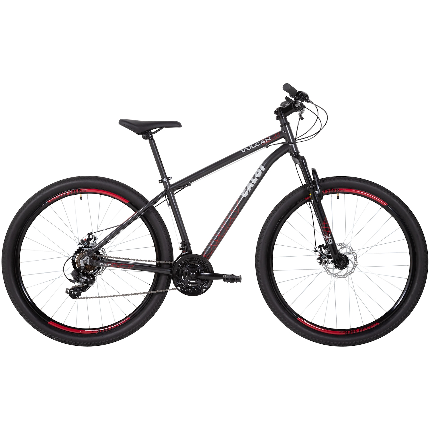 Bicicleta Caloi Vulcan - Aro 29 - Freio a Disco Mecânico - Câmbio Traseiro Shimano - 21 Marchas - Foto 1
