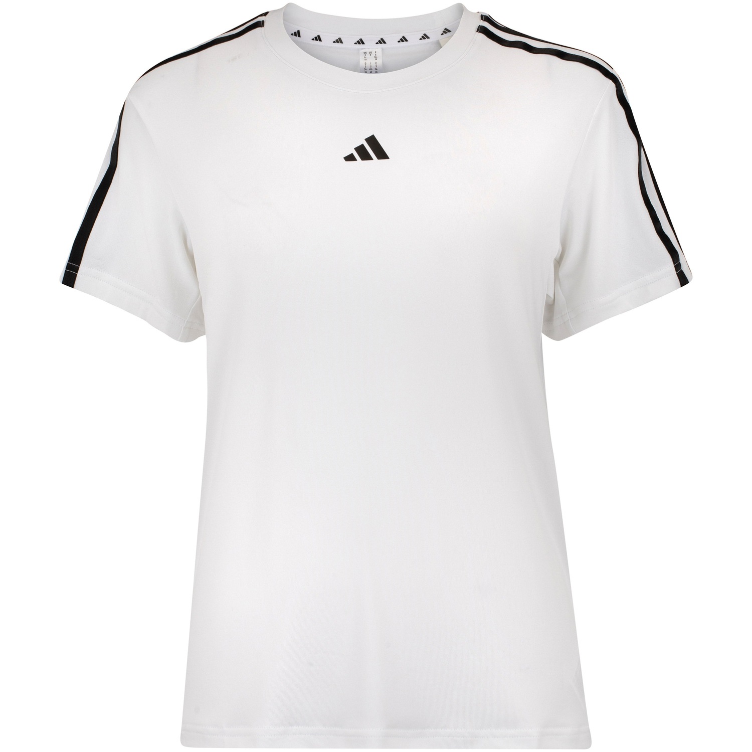 Camiseta Feminina adidas Manga Curta Essentials 3 Listras - Foto 1