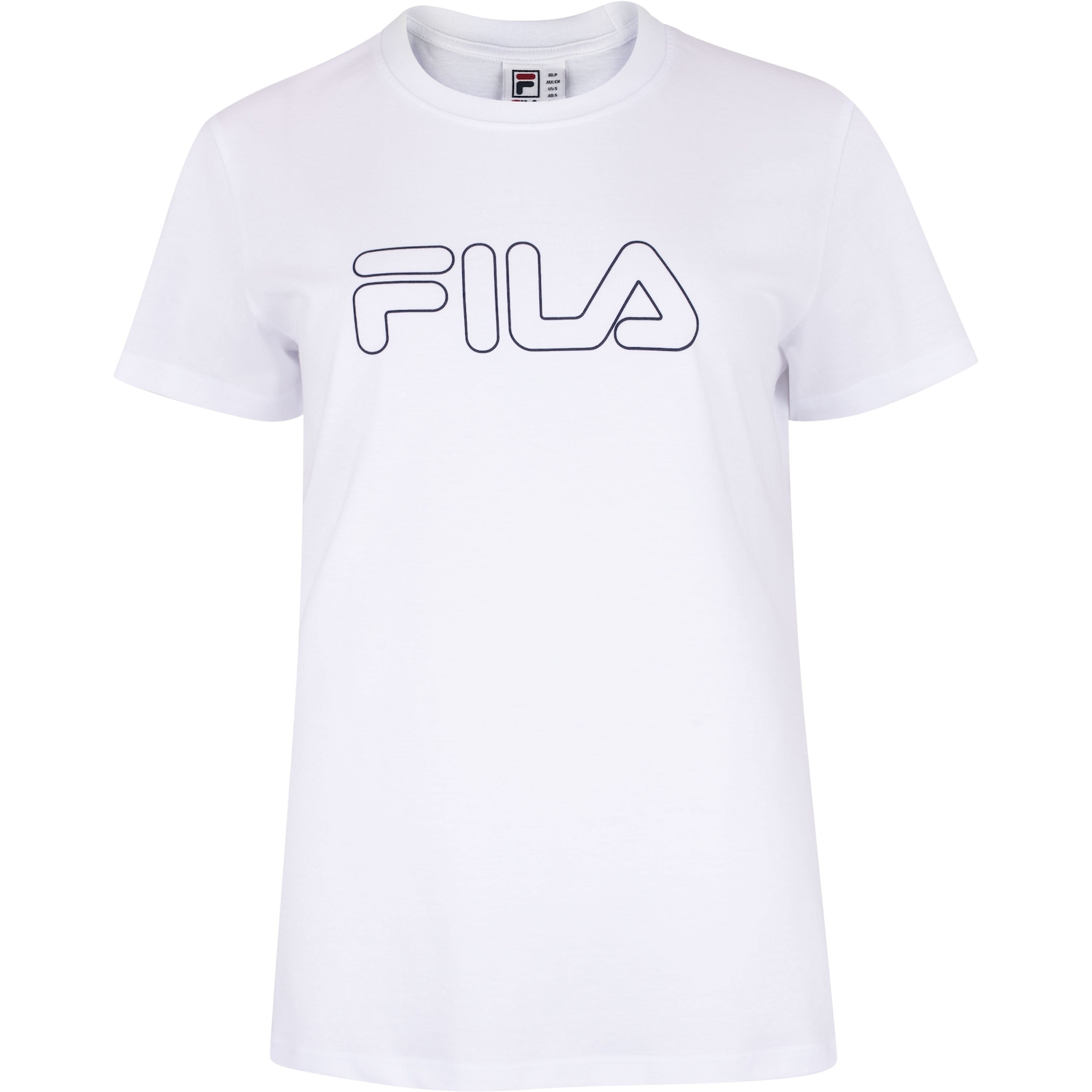 Camiseta Feminina Fila Manga Curta Basic Outline - Foto 5