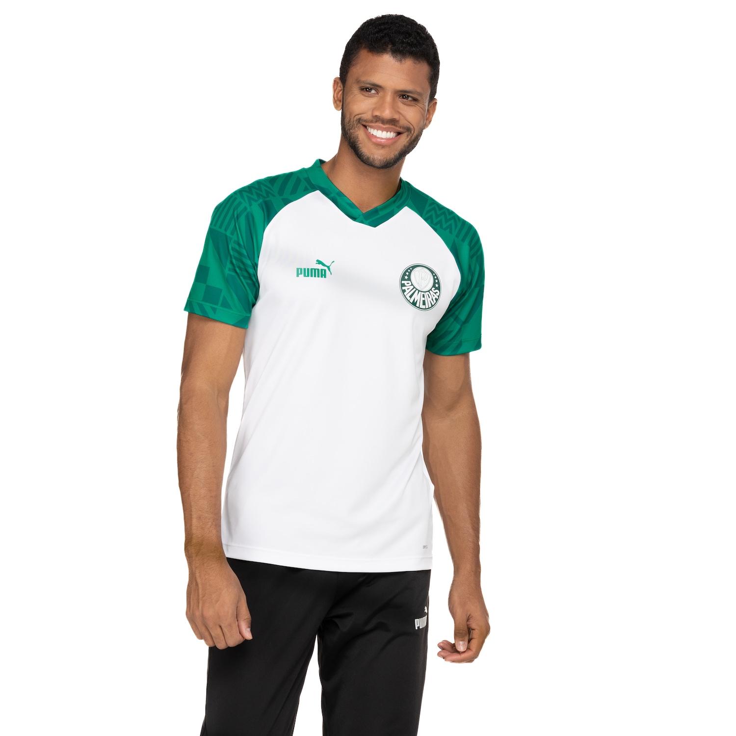 Camisa Pré-Jogo do Palmeiras 23 Puma - Masculina - Foto 2