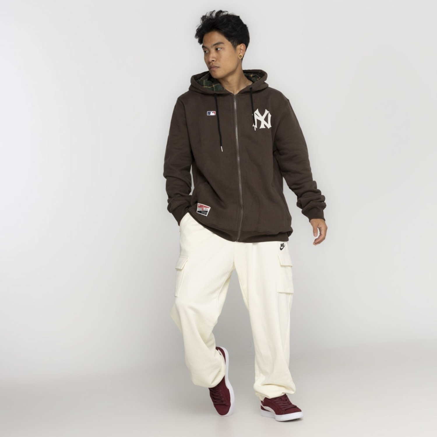 Blusa de Moletom New York Yankees New Era MLB Modern Classic - Foto 1