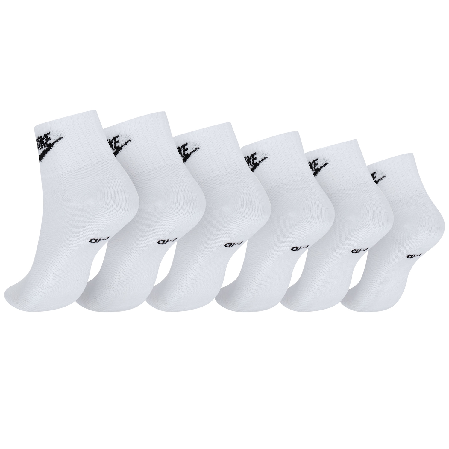 Kit de Meias Nike Cano Médio Sportswear Everyday Essential Ankle - Adulto - 3 Pares - Foto 2