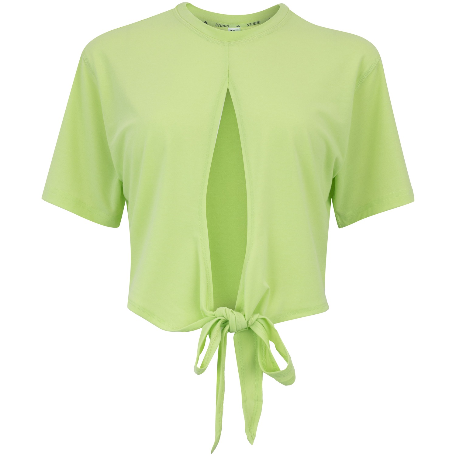 Blusa Cropped Feminina adidas Studio Yoga - Foto 1