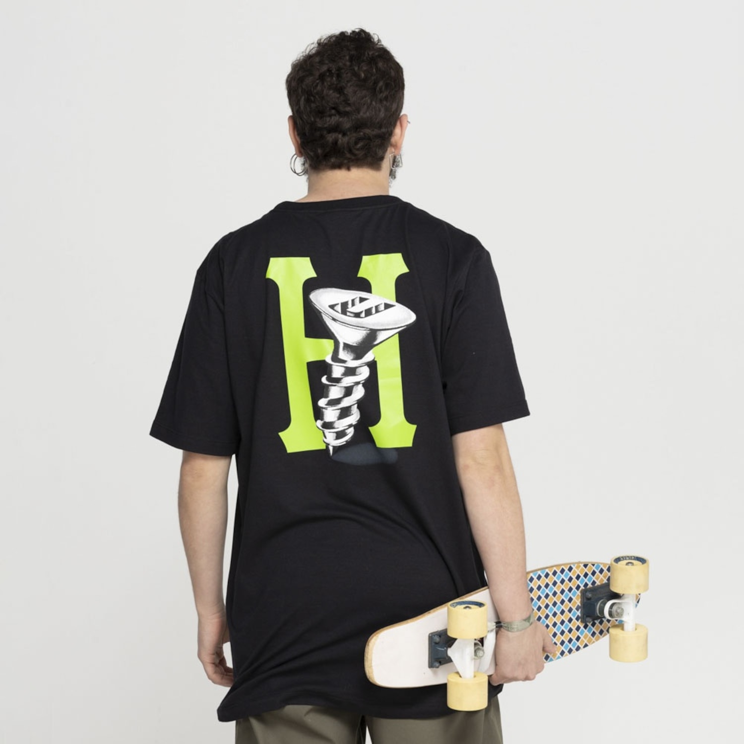 Camiseta Huf Manga Curta Hardware - Foto 4