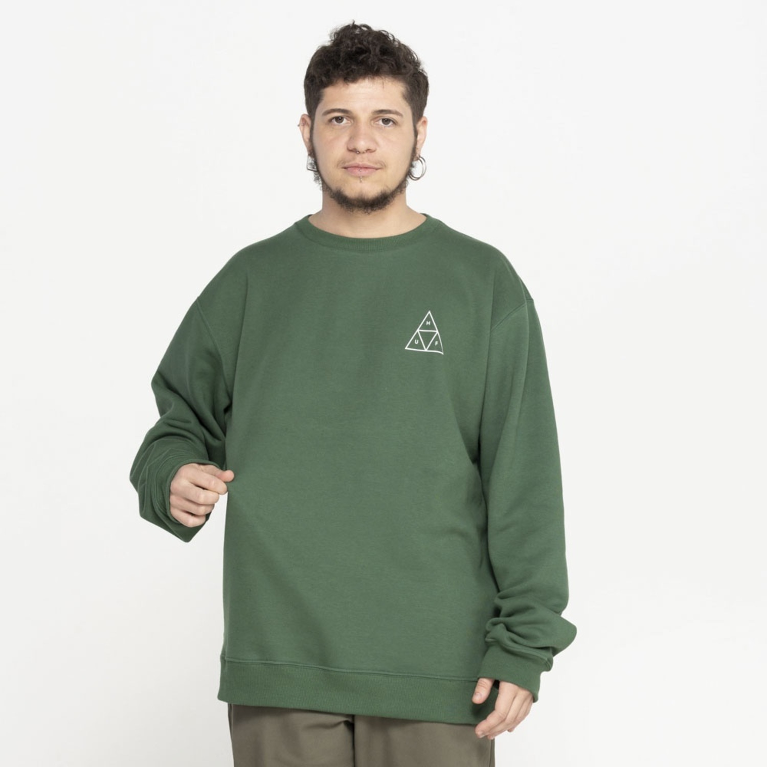 Blusa de Moletom Huf Careca Essentials TT Crew - Foto 2