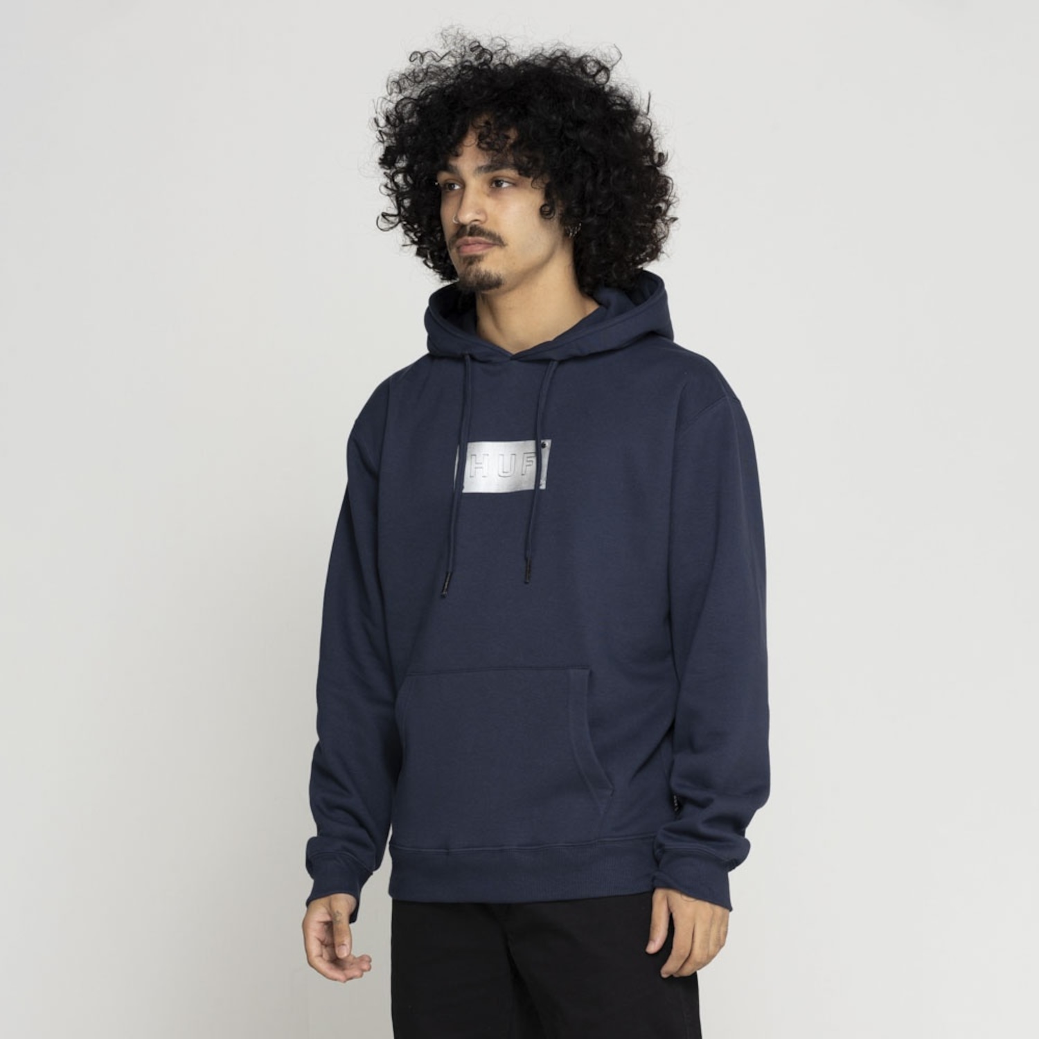 Blusa de Moletom Huf com Capuz Canguru Hardware - Foto 3