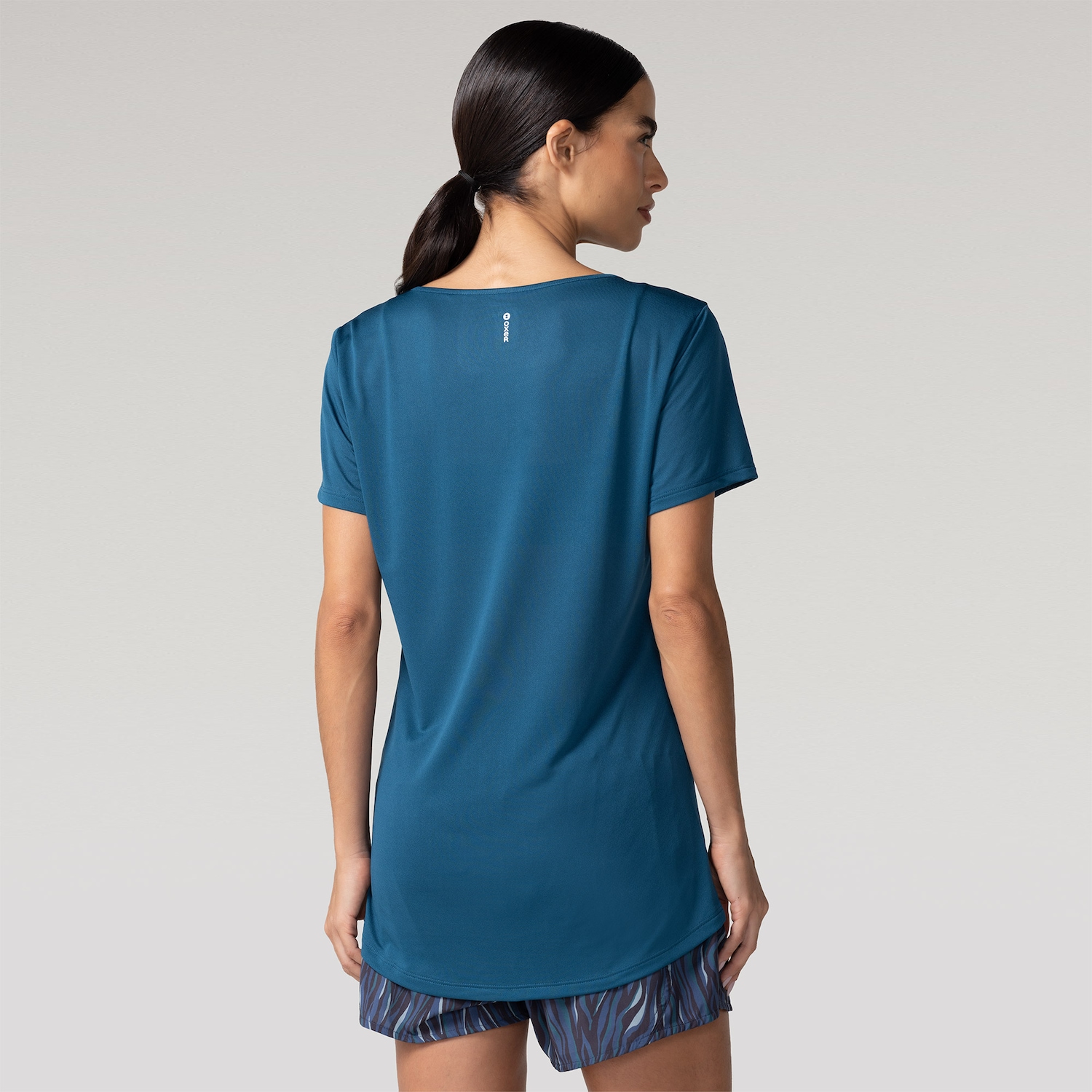 Camiseta Feminina Oxer Manga Curta Basica Jogging New II - Foto 2