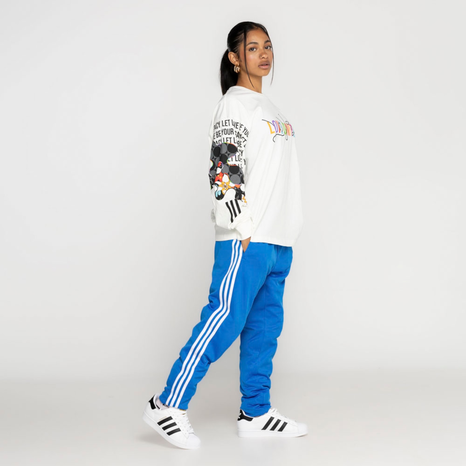 Camiseta adidas Manga Longa Pride - Foto 1