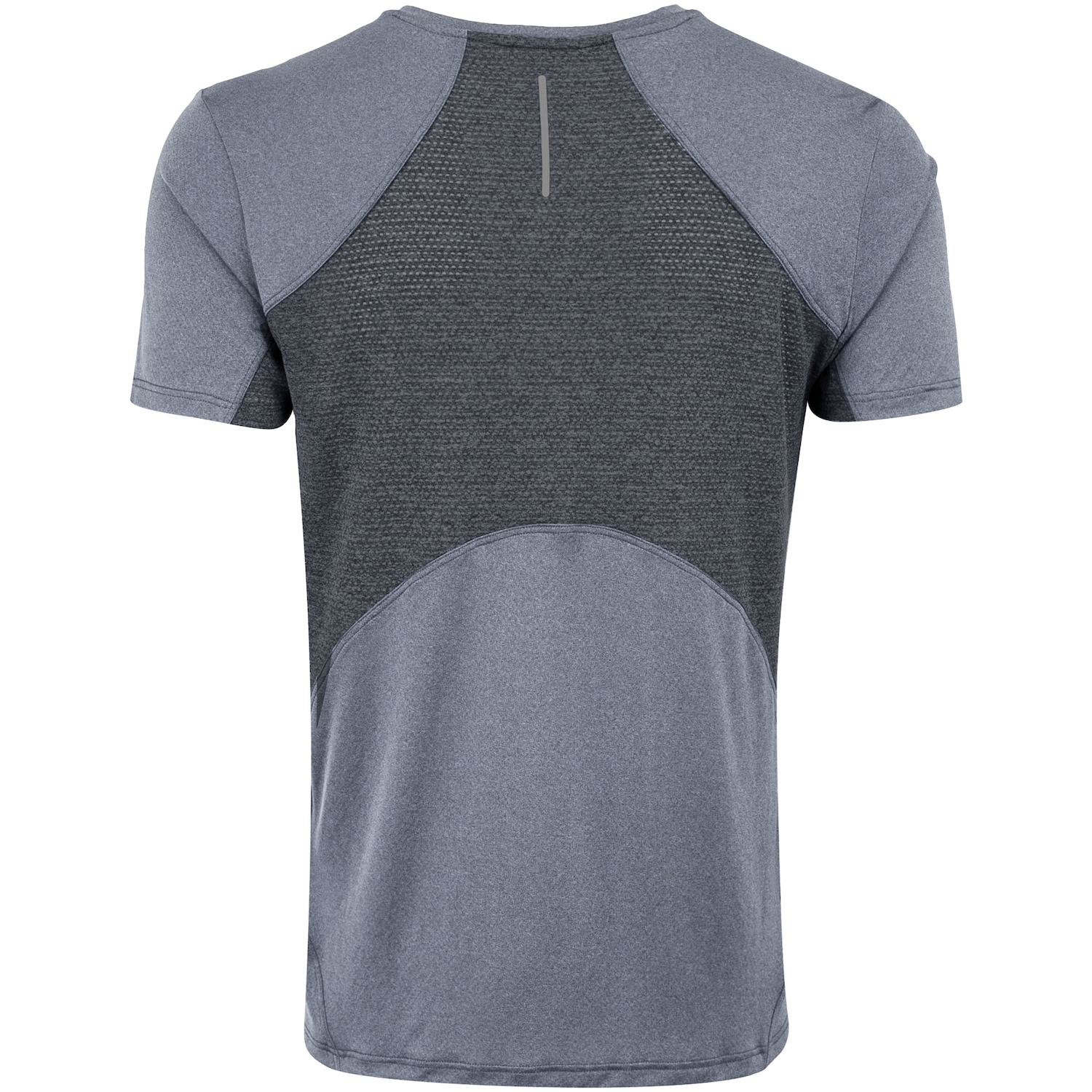 Camiseta Masculina ASICS Manga Curta Respirável de Secagem Rápida Refletiva Mescla - Foto 2