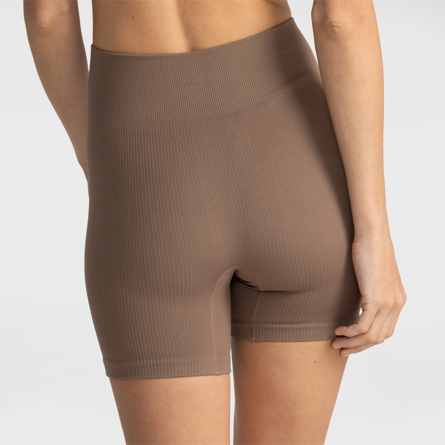 Short Feminino Oxer Canelado Sem Costura - Foto 2