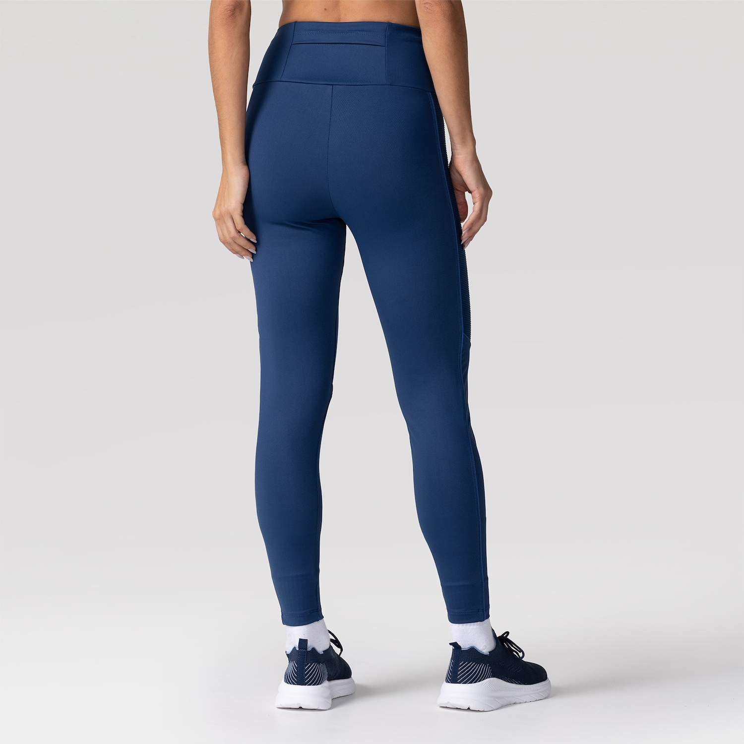 Calça Legging Feminina Oxer Textura New Média Compressão Cós Médio - Foto 2