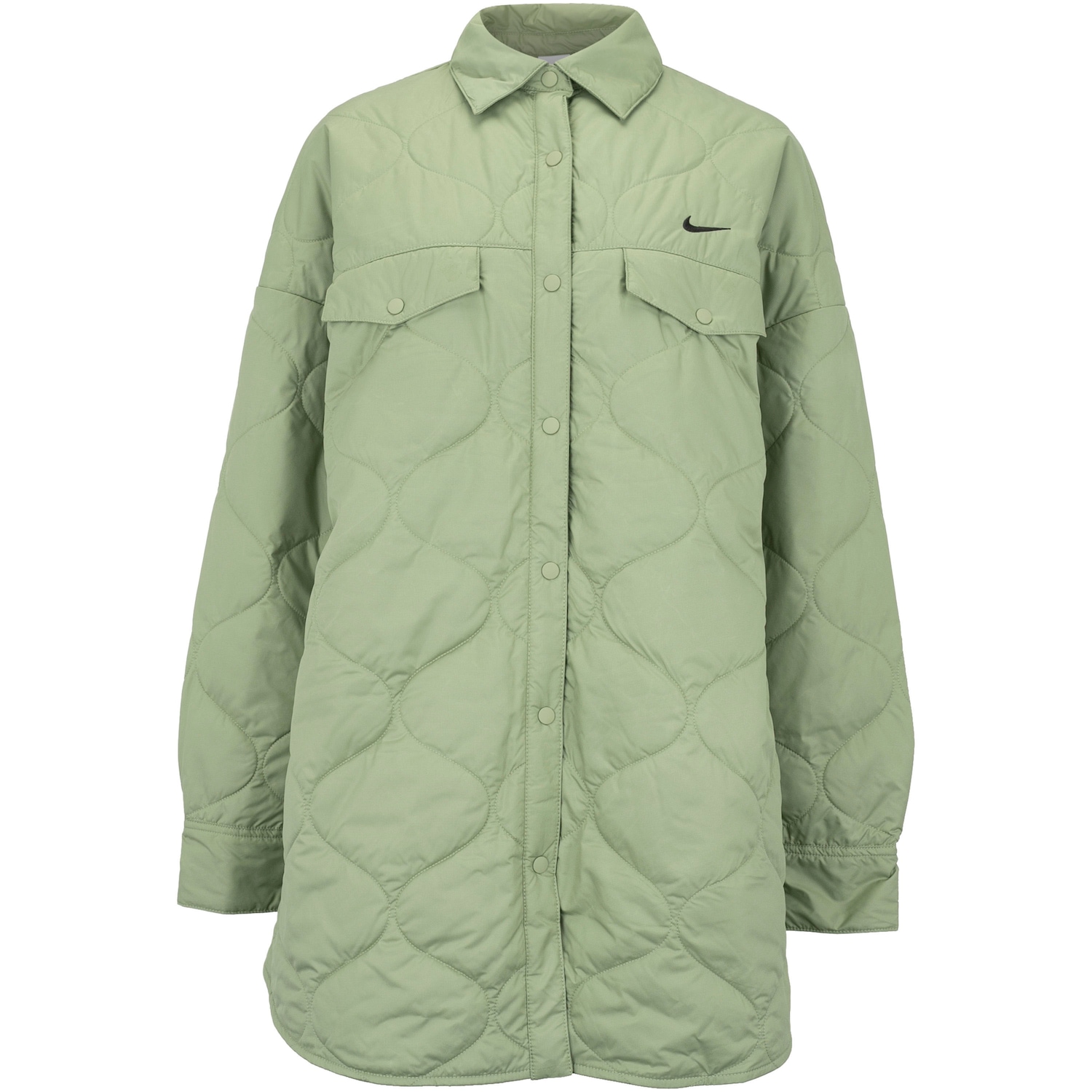 Jaqueta Feminina Nike Sportswear Essential Quilted Trench STD - Foto 1
