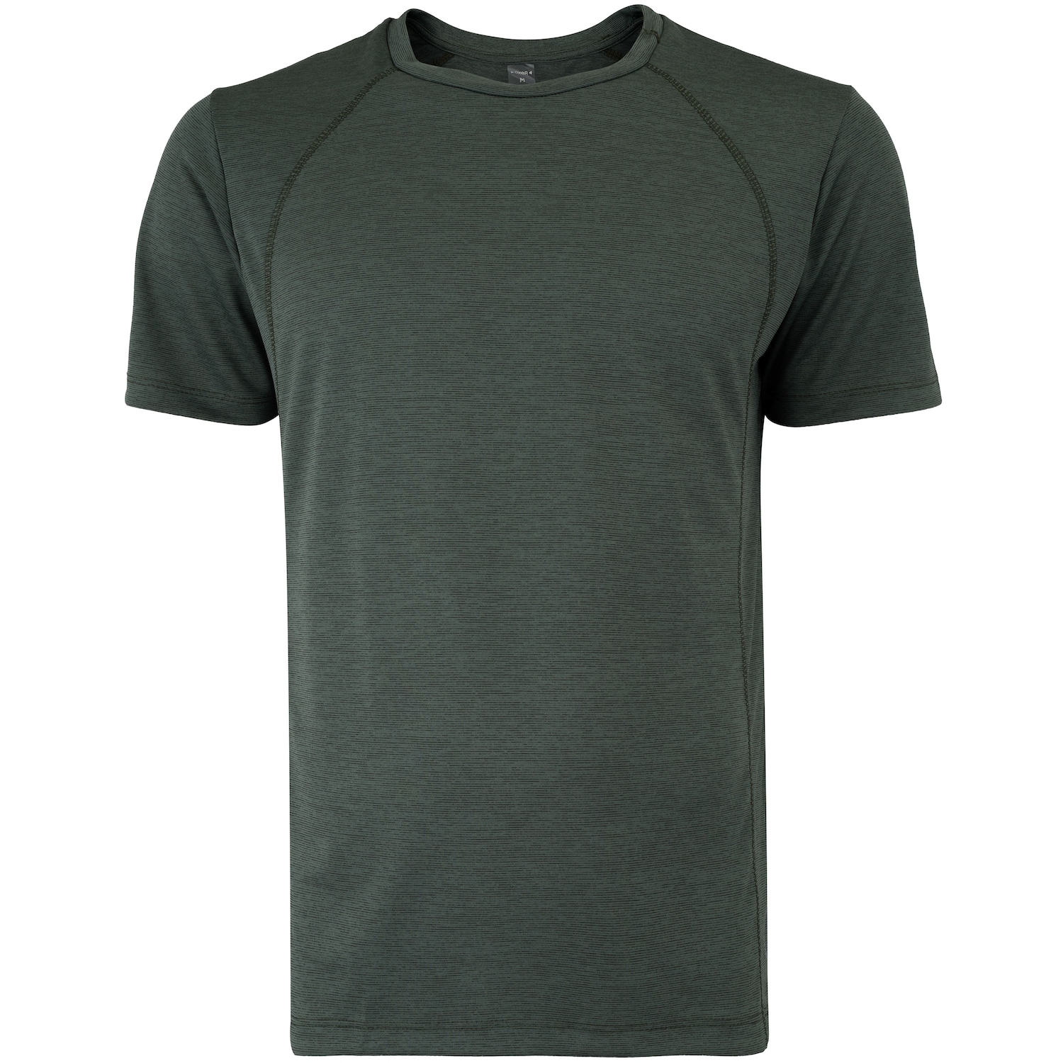 Camiseta Masculina Oxer Manga Curta Média Compressão Flat Mescla - Foto 1