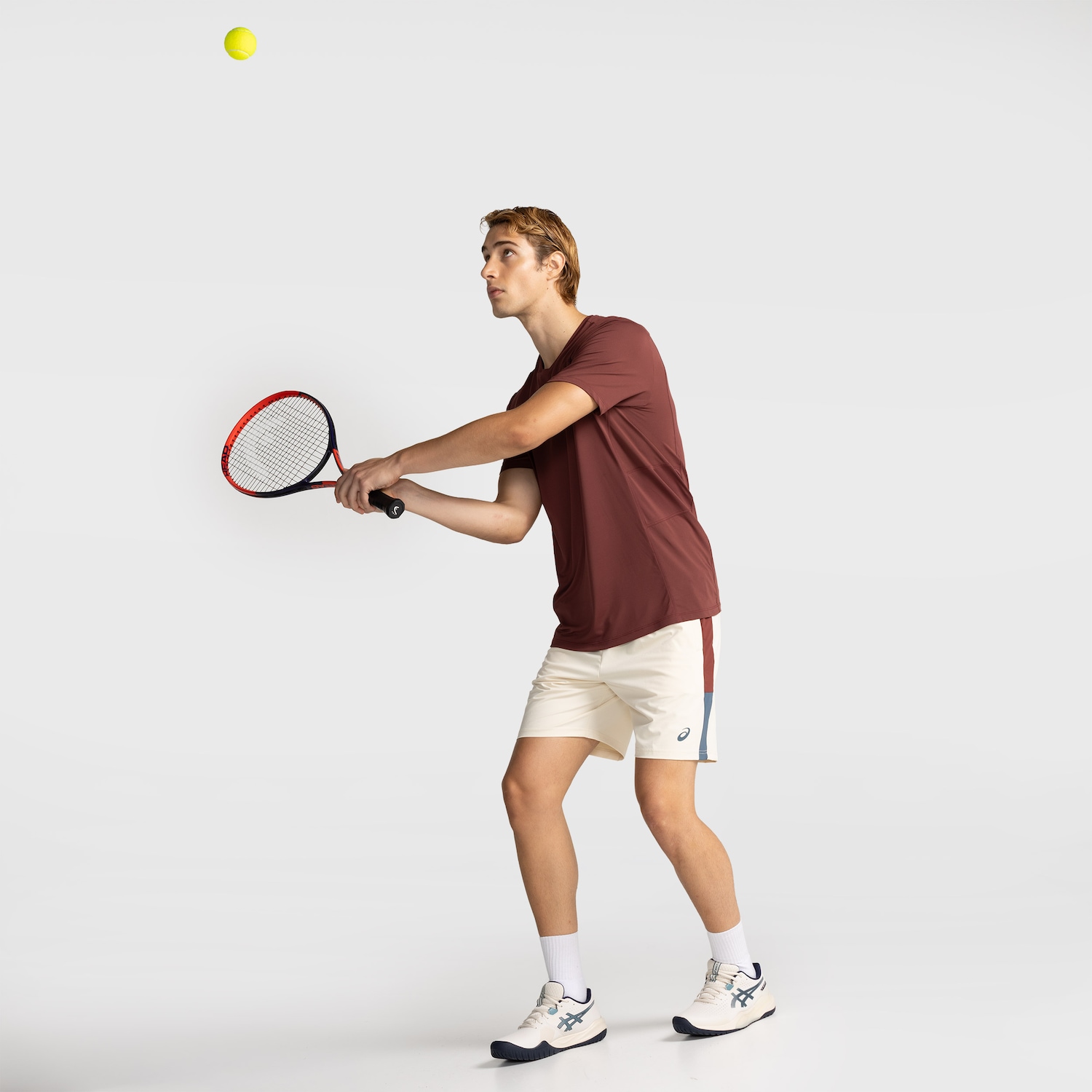 Camiseta ASICS Manga Curta Racket Recortada- Masculina - Foto 3