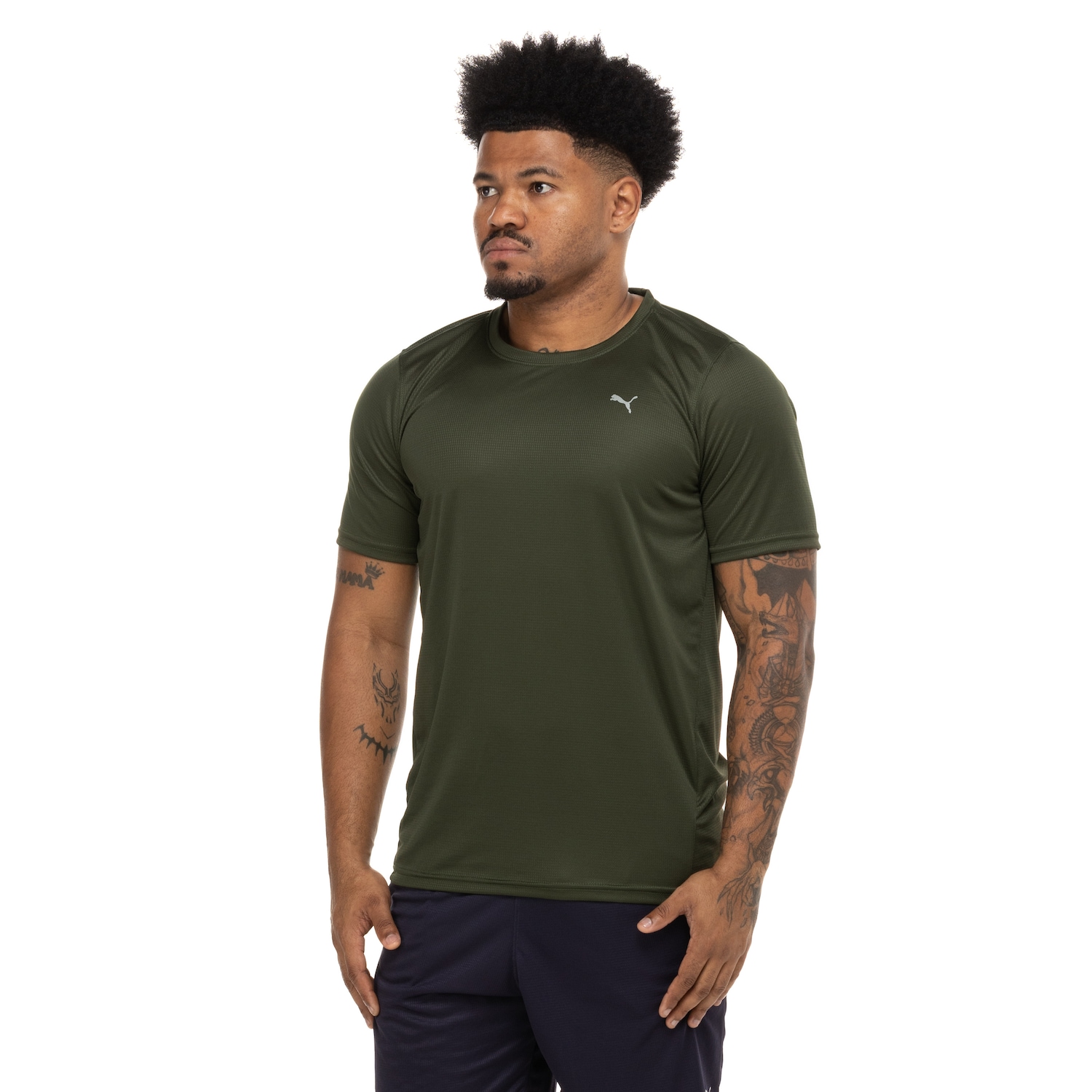 Camiseta Masculina Puma Manga Curta Performance SS - Foto 2