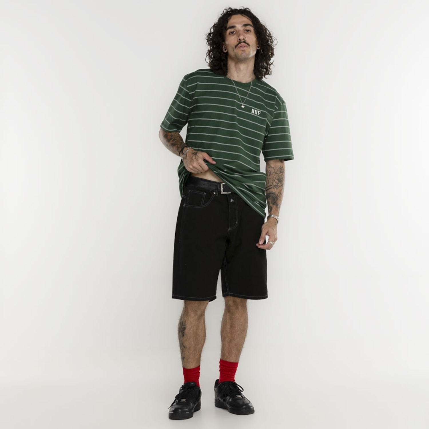 Bermuda HUF Bayview Denim - Foto 1
