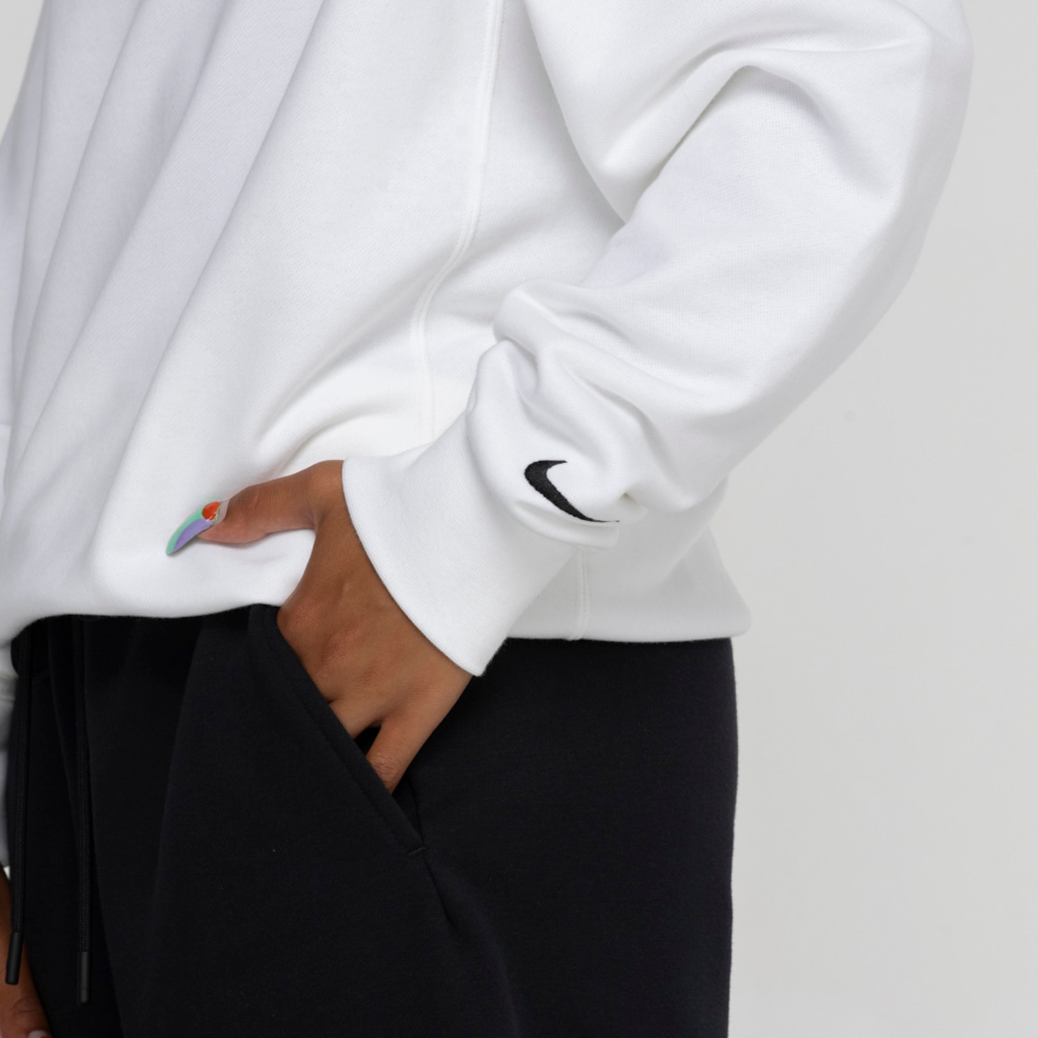 Blusão Nike Sportswear Crew FT Xam1 - Foto 2