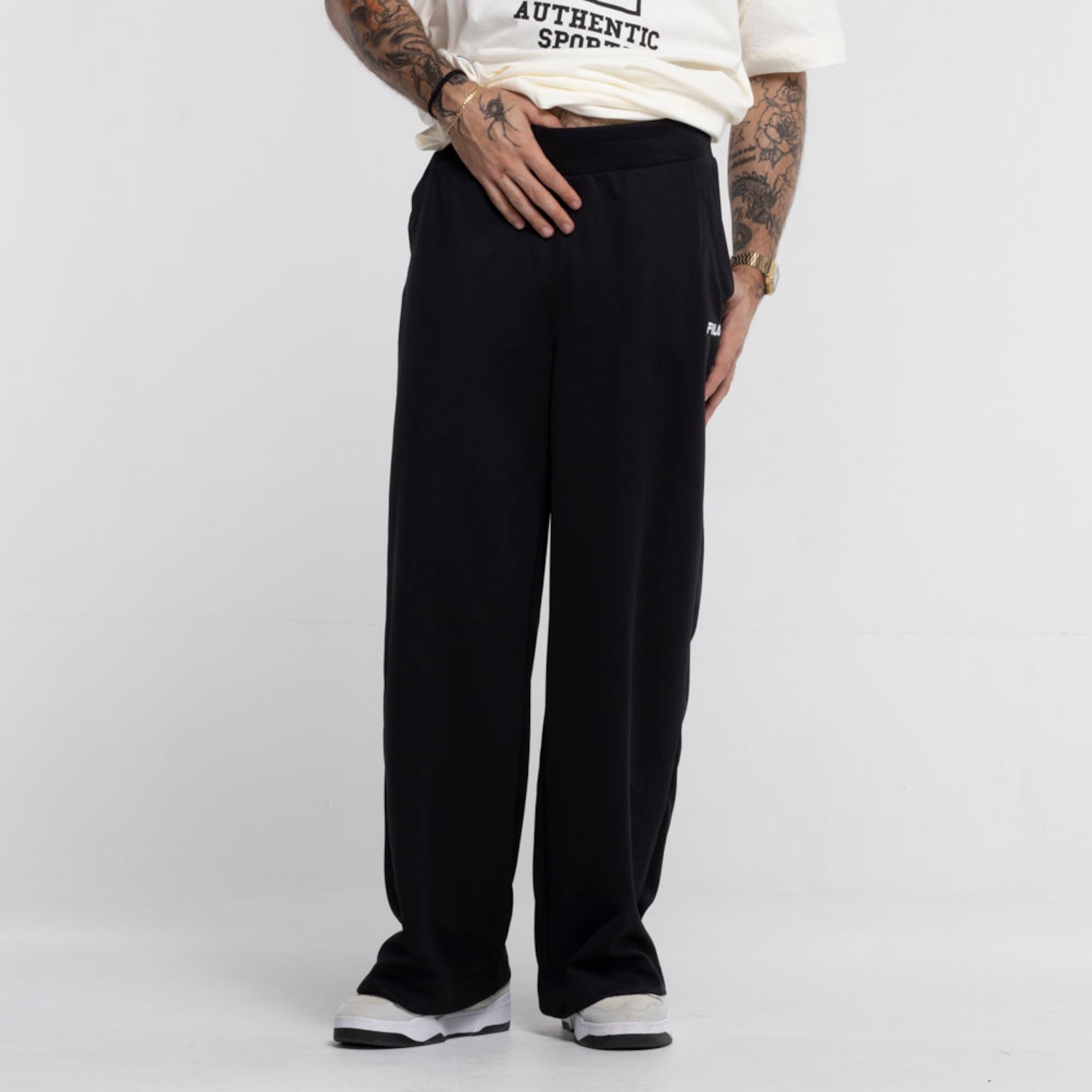 Calça Wide Leg Fila One World - Foto 3