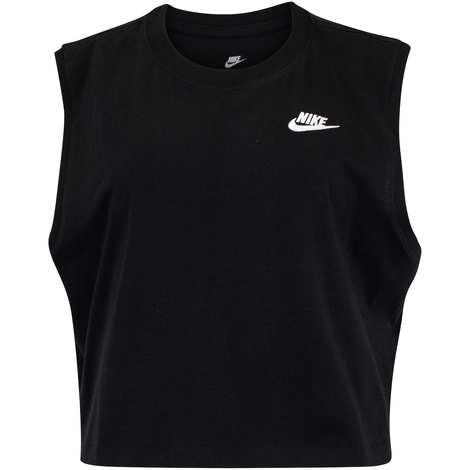 Blusa Cropped Feminina Nike Club SL Tee - Foto 1