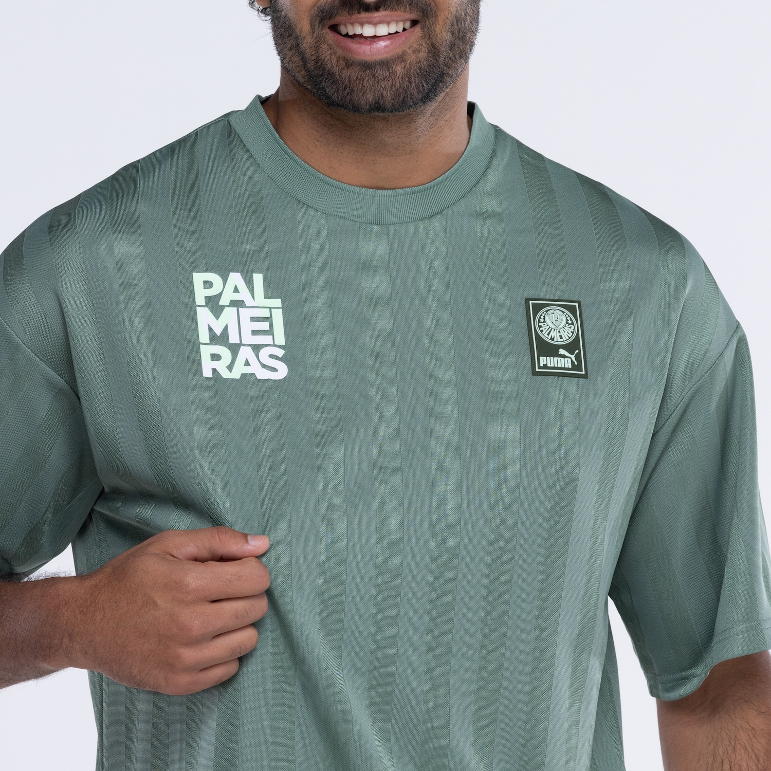 Camiseta do Palmeiras Puma Masculina Manga Curta Ftblngry SS Jersey - Foto 2
