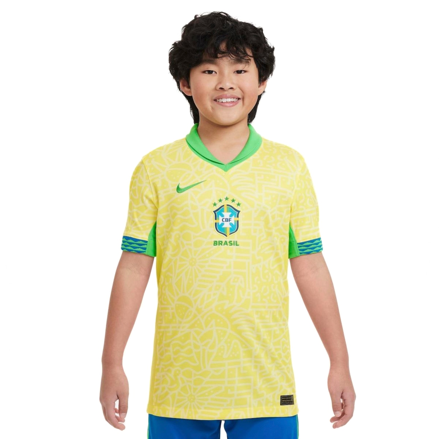 Camisa o Brasil I 2024/25 Nike Torcedor Pro Infantil - Foto 1