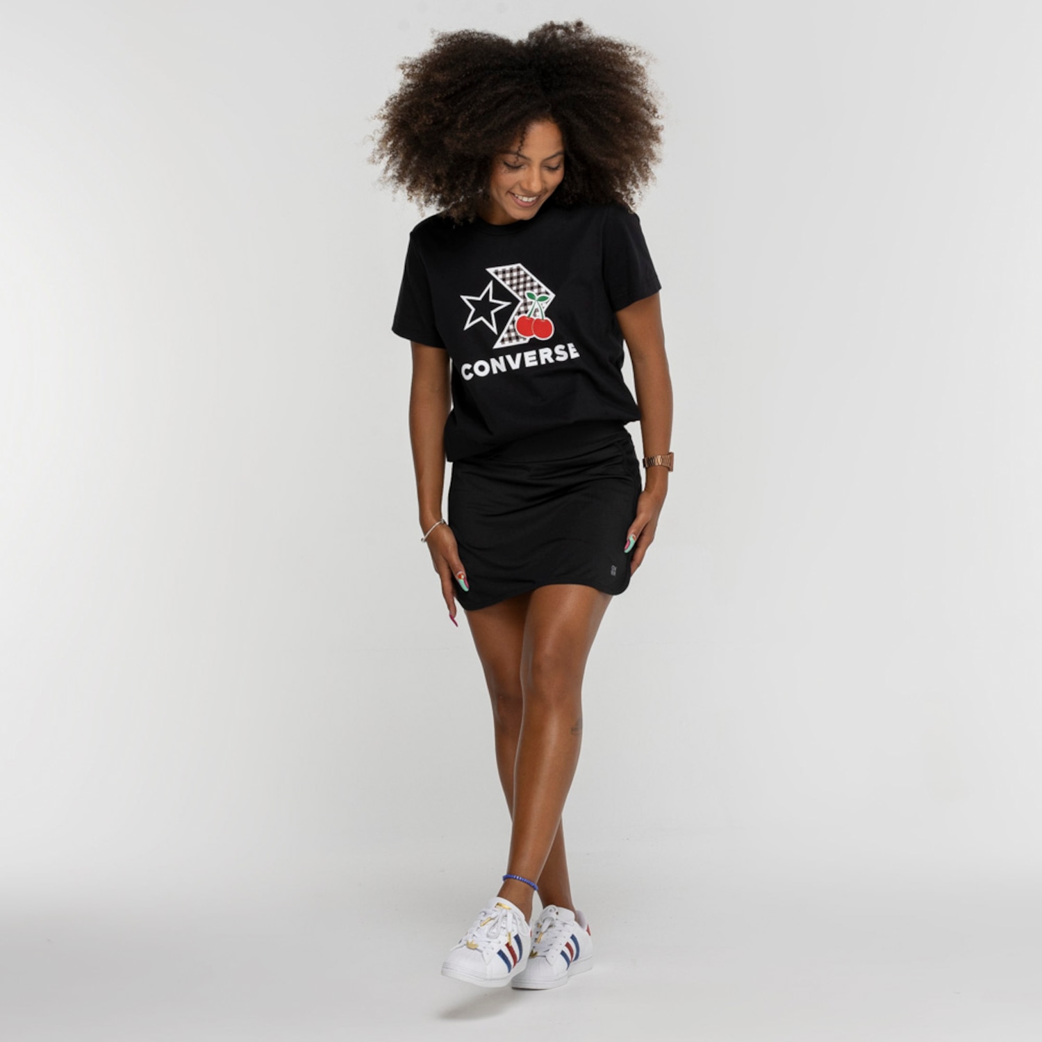 Camiseta Converse Manga Curta Graphic - Foto 1