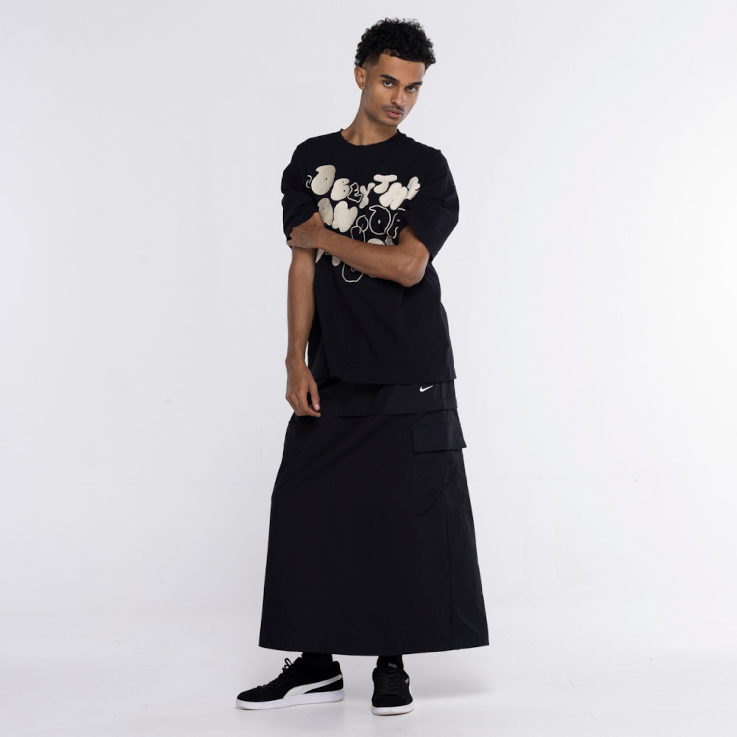 Camiseta Piet Manga Curta I Obey Embroidery - Foto 1