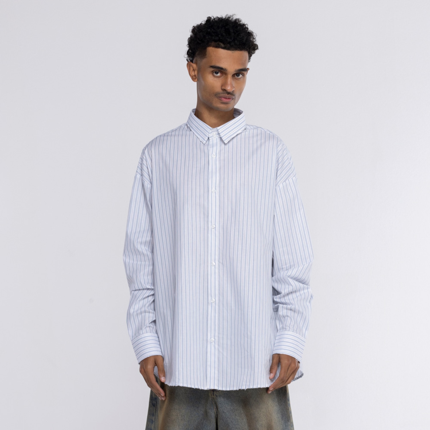 Camisa Piet Manga Longa Cotton Striped Long Sleeve - Foto 3