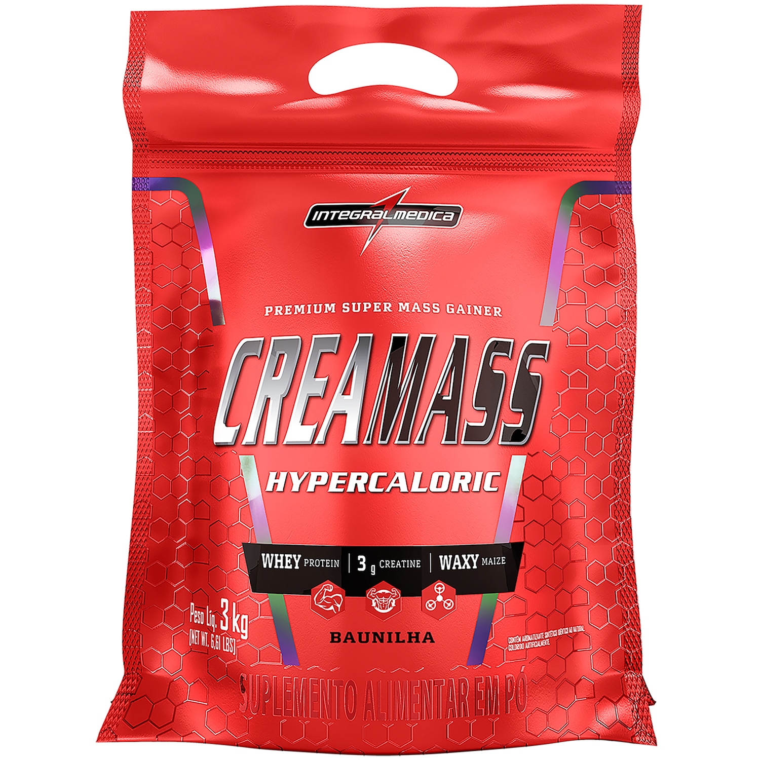 Hipercalórico Integralmédica Baunilha 3 Kg - Foto 1