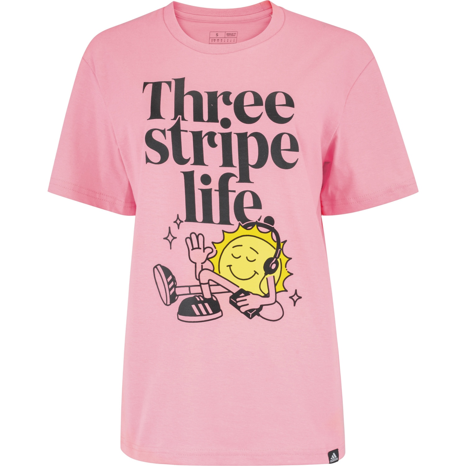 Camiseta Feminina adidas Manga Curta Graphic - Foto 1