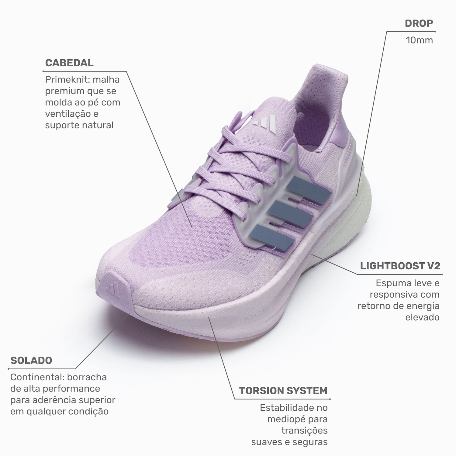 Tênis adidas Ultraboost 5 Feminino - Foto 3