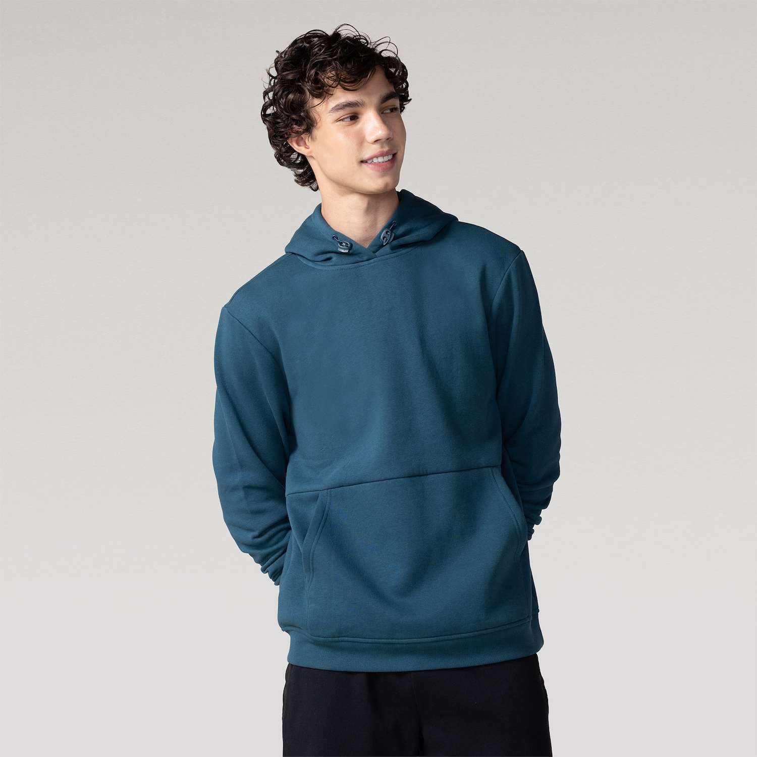 Blusão Oxer Moletom Canguru -Masculino - Foto 1