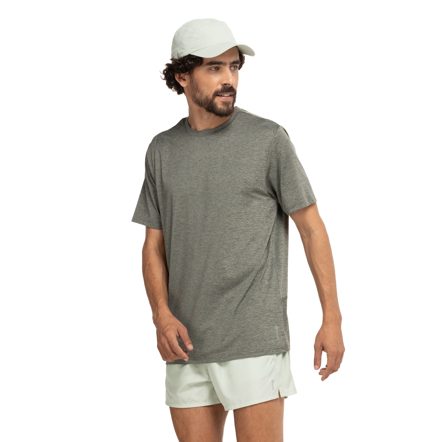 Camiseta Masculina Oxer Manga Curta Recorte Refletivo Respirável - Foto 2