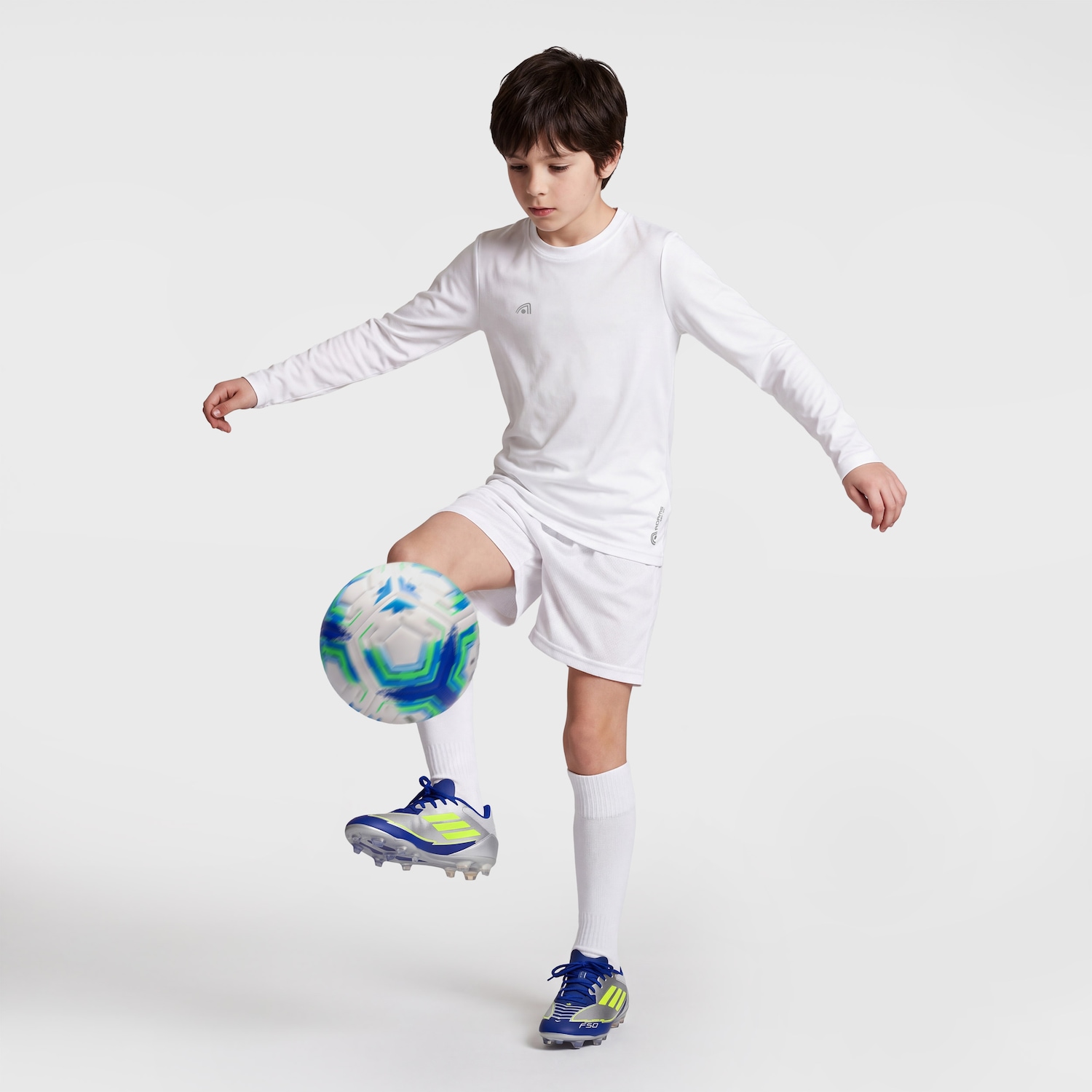 Camiseta Infantil Adams com Manga Longa Compressão Proteção UV Refletivo - Foto 3