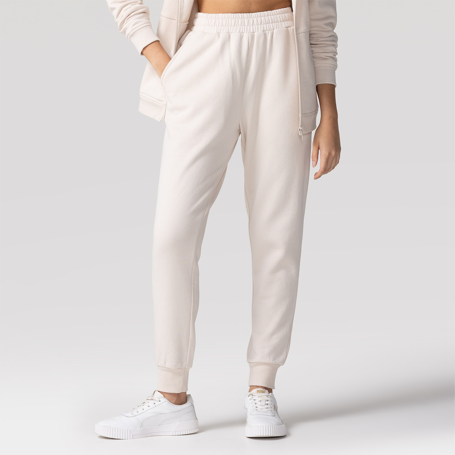 Calça Jogger Feminina Oxer Moletom - Foto 1
