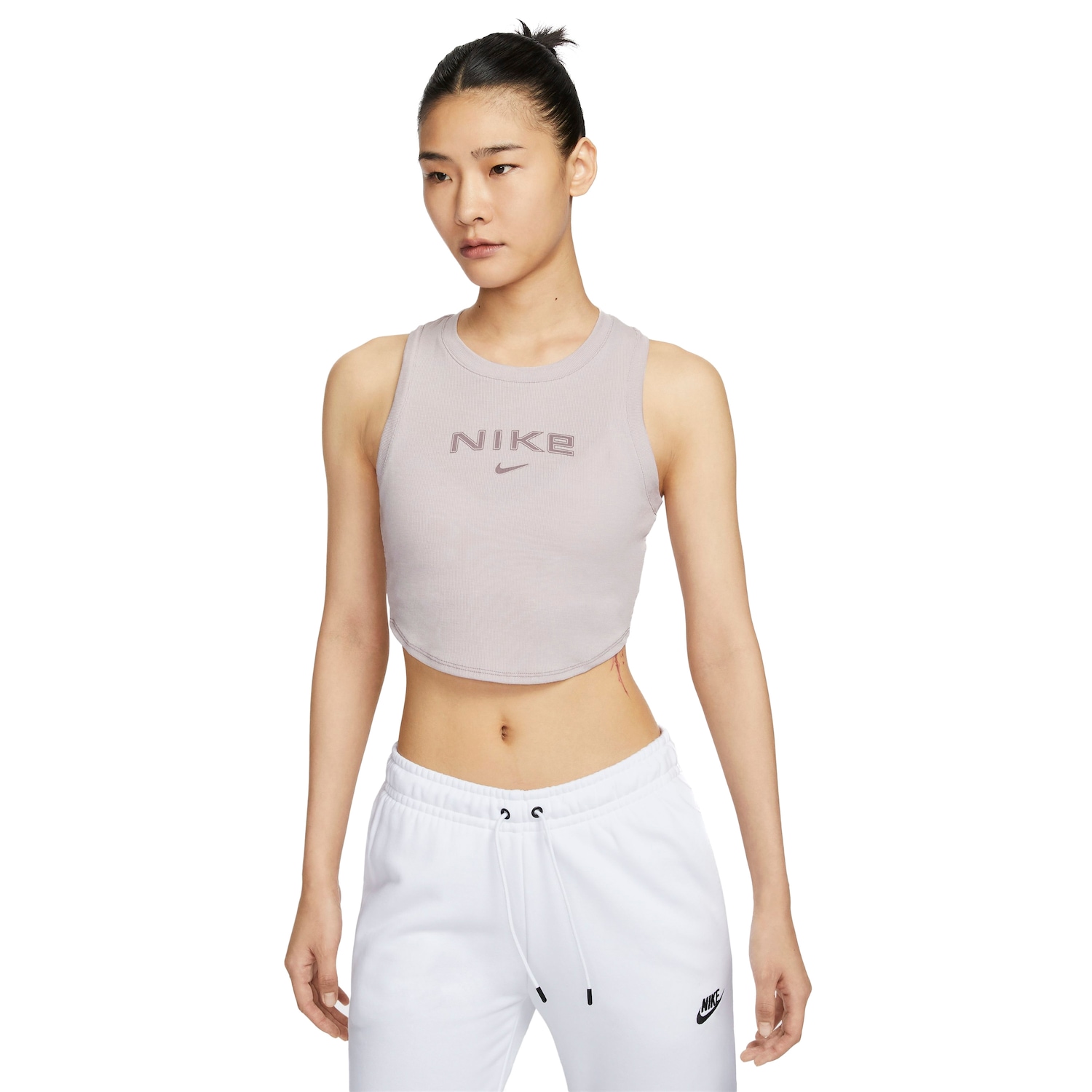 Blusa Cropped Nike Sportswear Rib CRP Tank OP - Foto 1