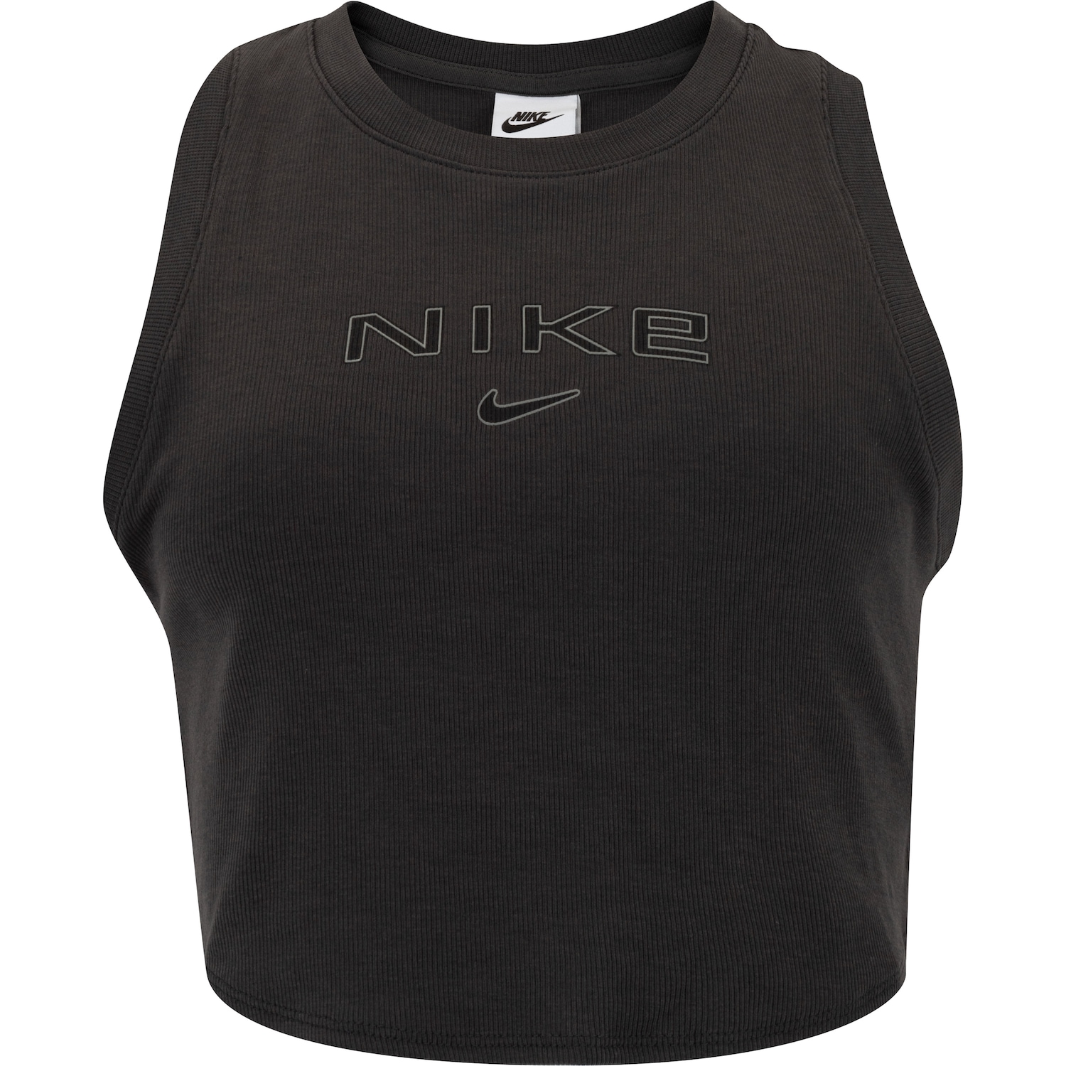 Blusa Cropped Nike Sportswear Rib CRP Tank OP - Foto 1