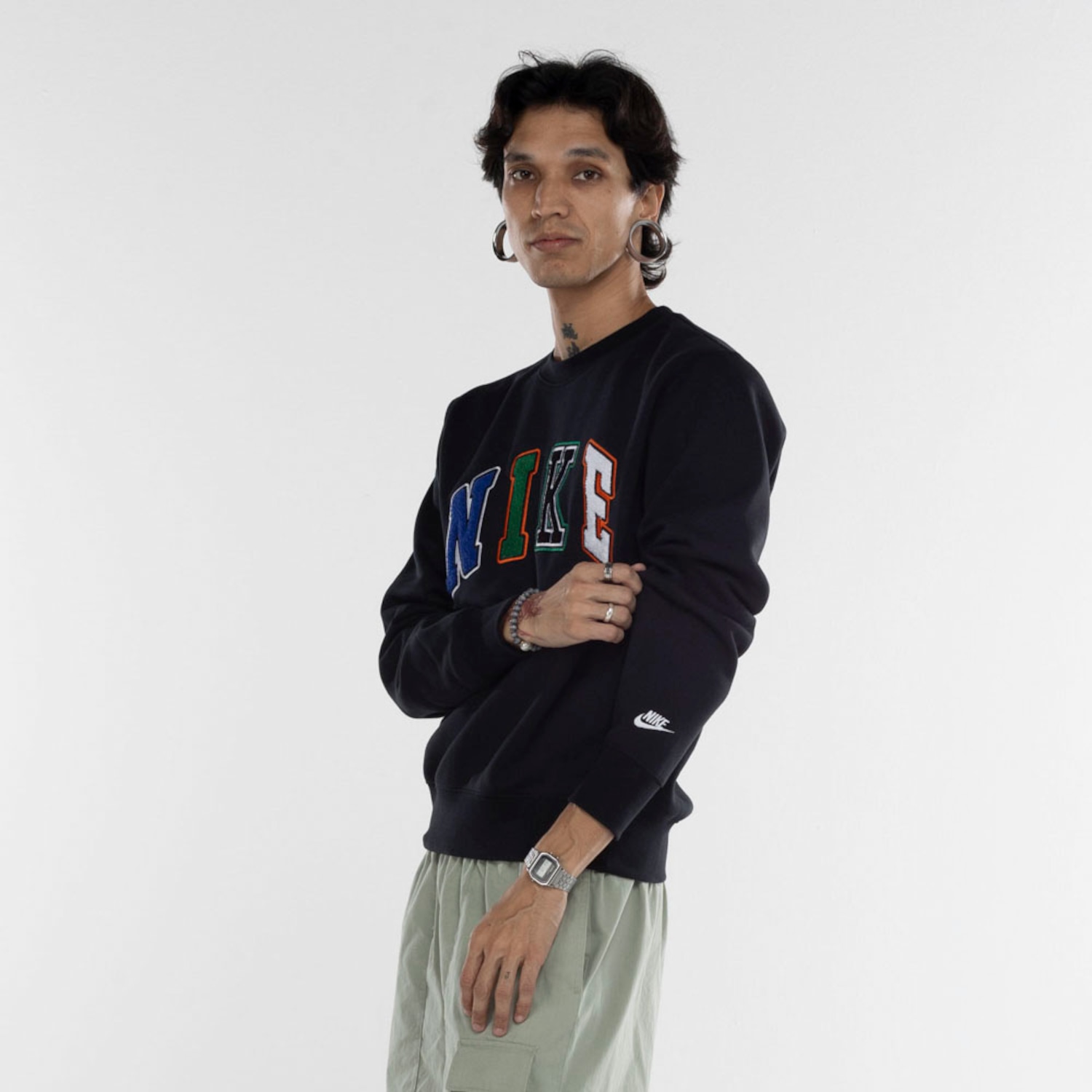 Blusa de Moletom Nike Club BB Crew - Foto 3