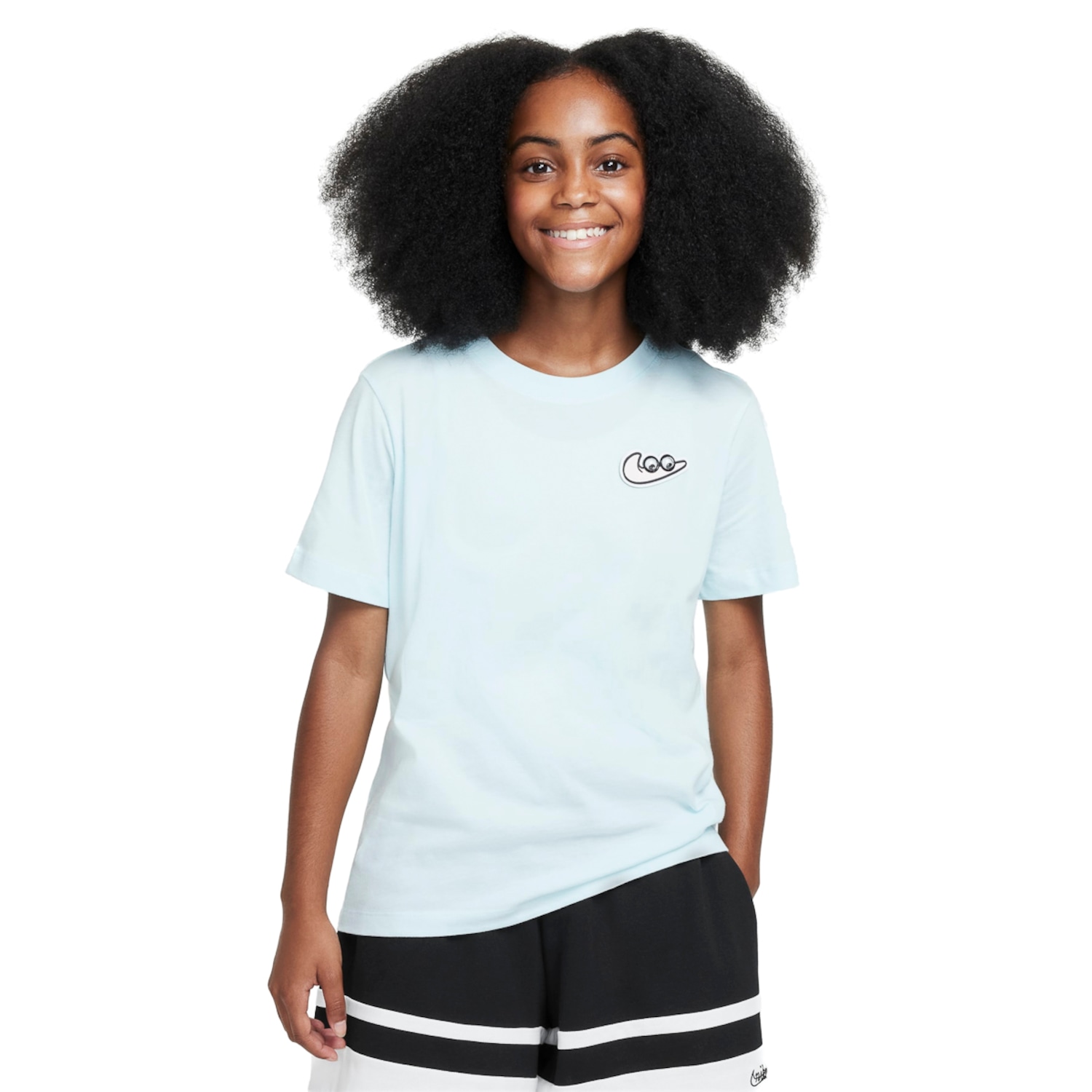 Camiseta Infantil Nike Manga Curta Sportswear Swooshy - Foto 1