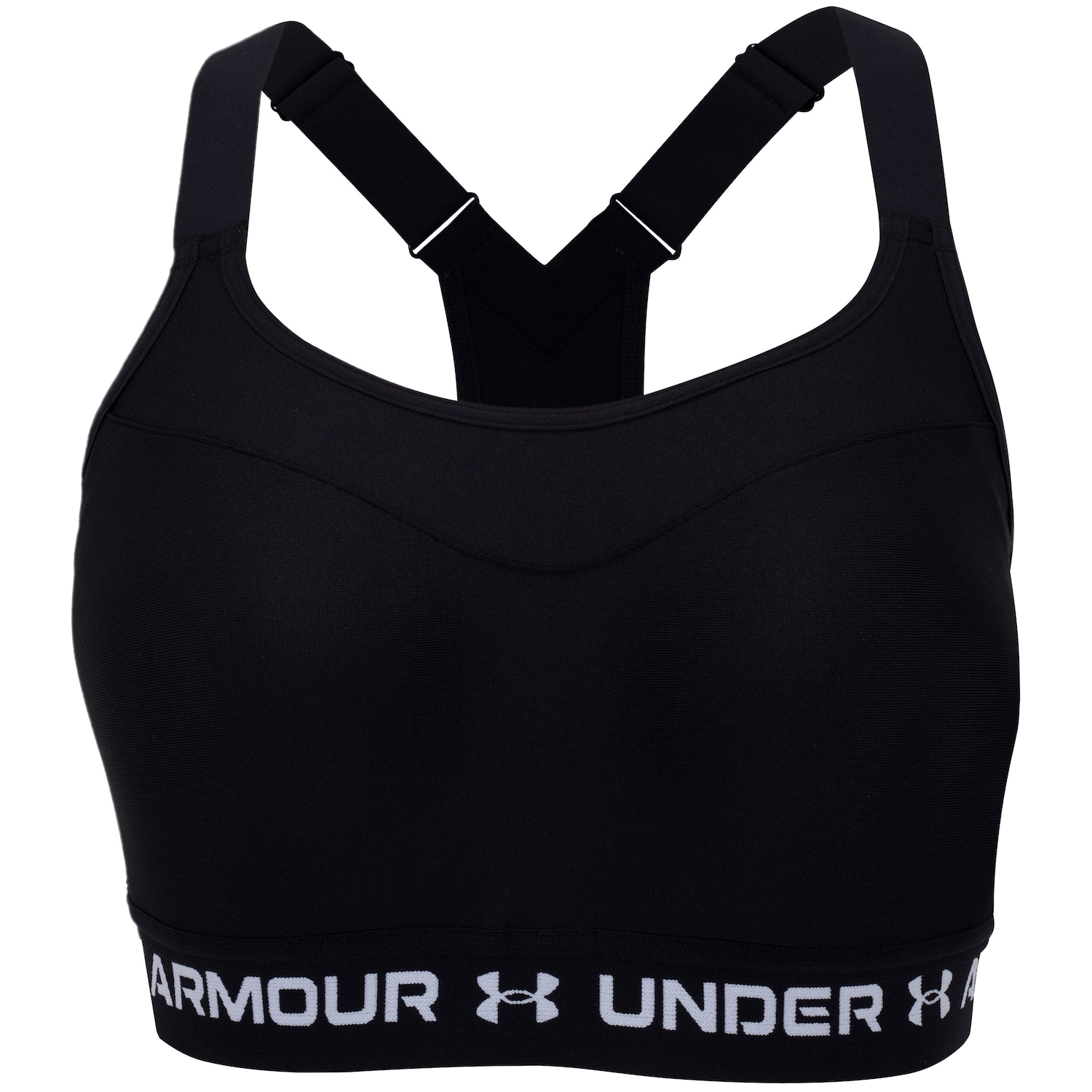 Top Fitness com Bojo Under Armour Alta Sustentação High Crossback Adulto - Foto 1