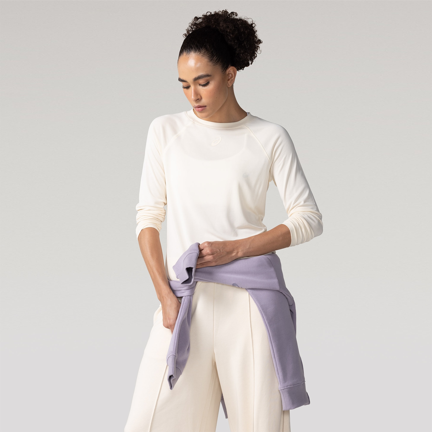 Camiseta Feminina Manga Longa ASICS Soft Casual - Foto 2