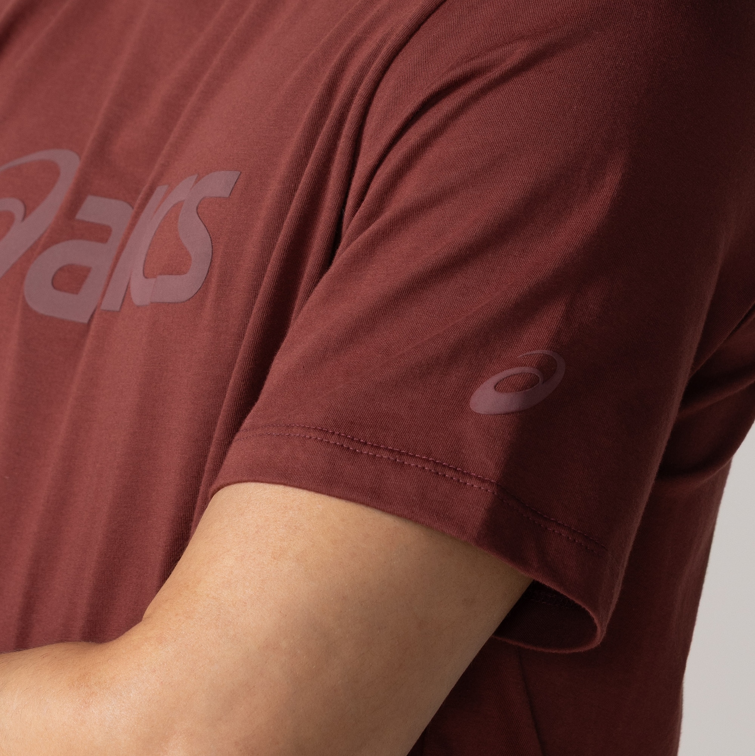 Camiseta Masculina ASICS Manga Curta Algodão Misto - Foto 4