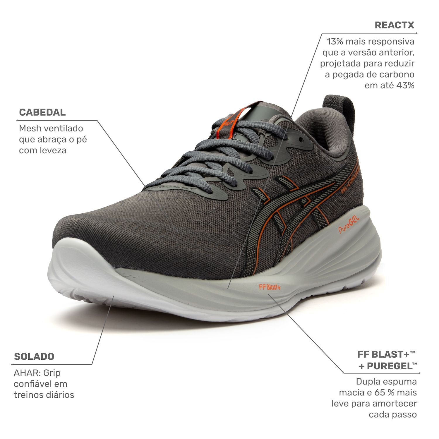 Tênis ASICS Gel-Cumulus 27 Masculino - Foto 3