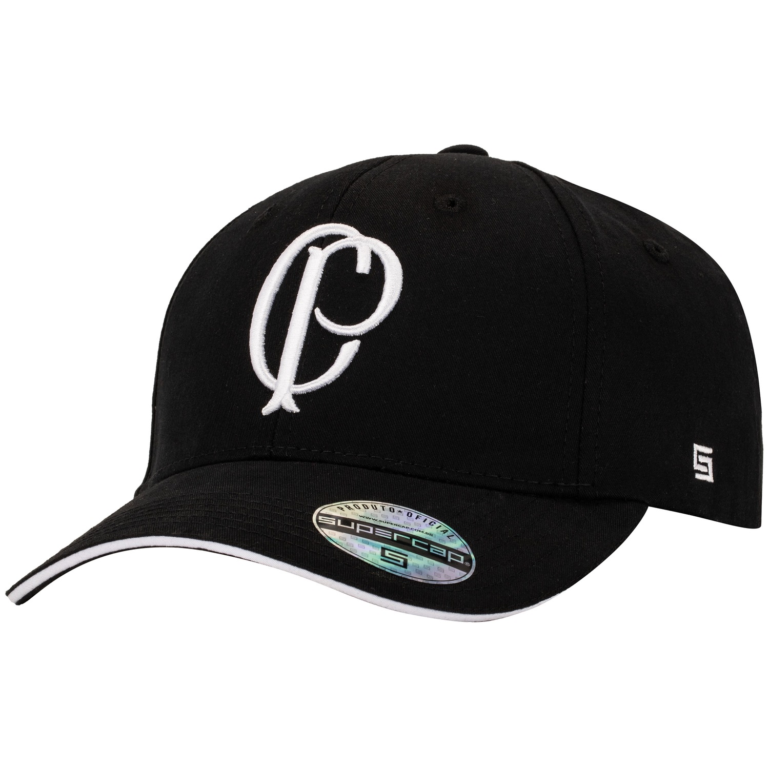 Boné Aba Curva do Corinthians Supercap Bordado Dora Snapback Adulto - Foto 2